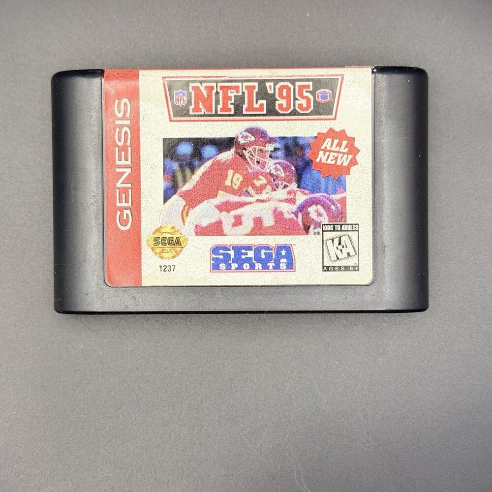 Sega Sports NFL '95 Football Sports Game for Sega Genesis NFL Series